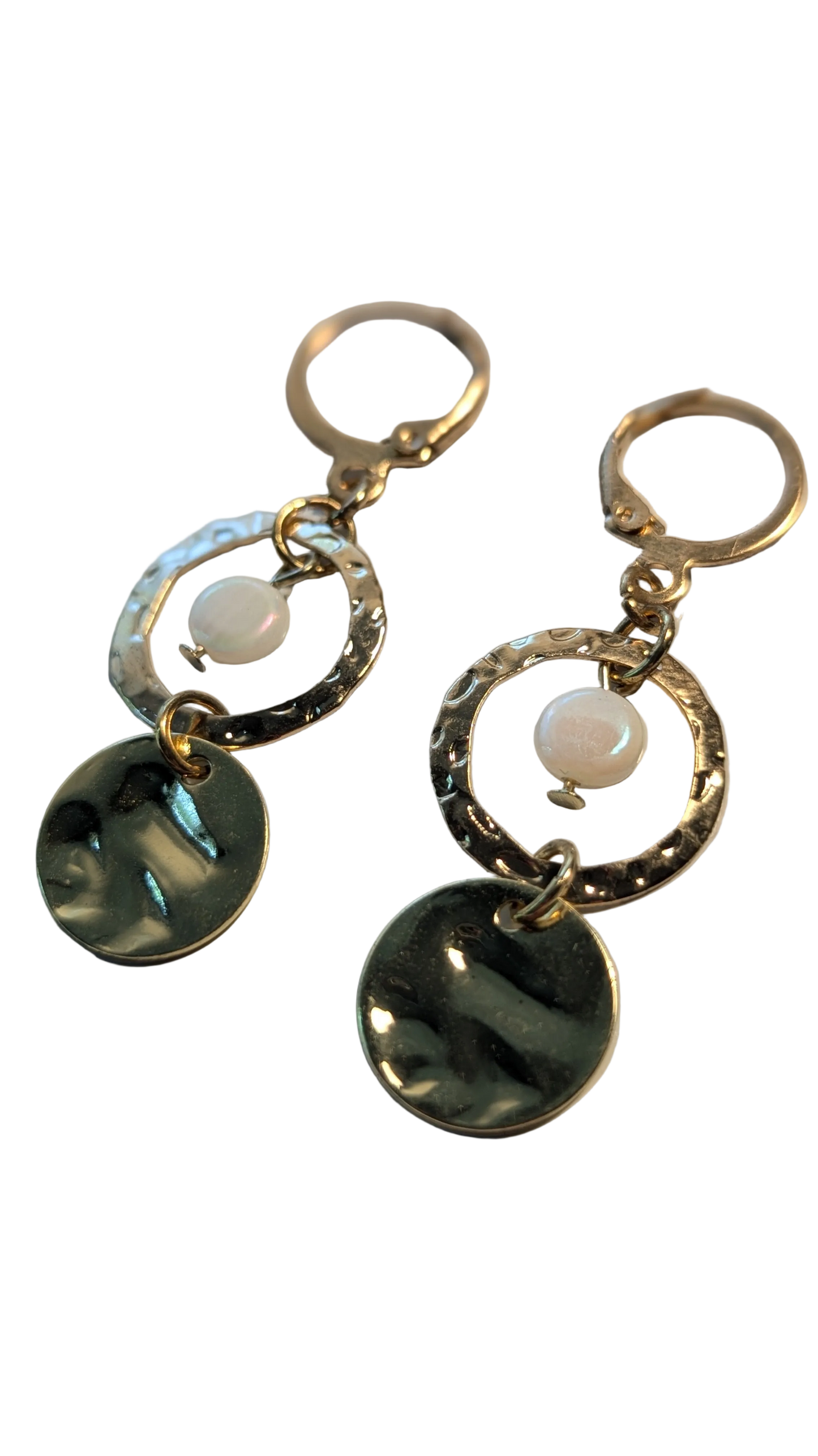 Moonlit Medallion Earrings