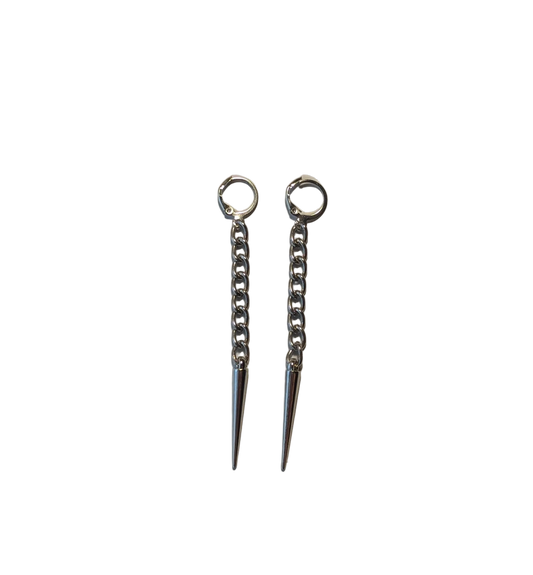 Spike/Chain Earrings