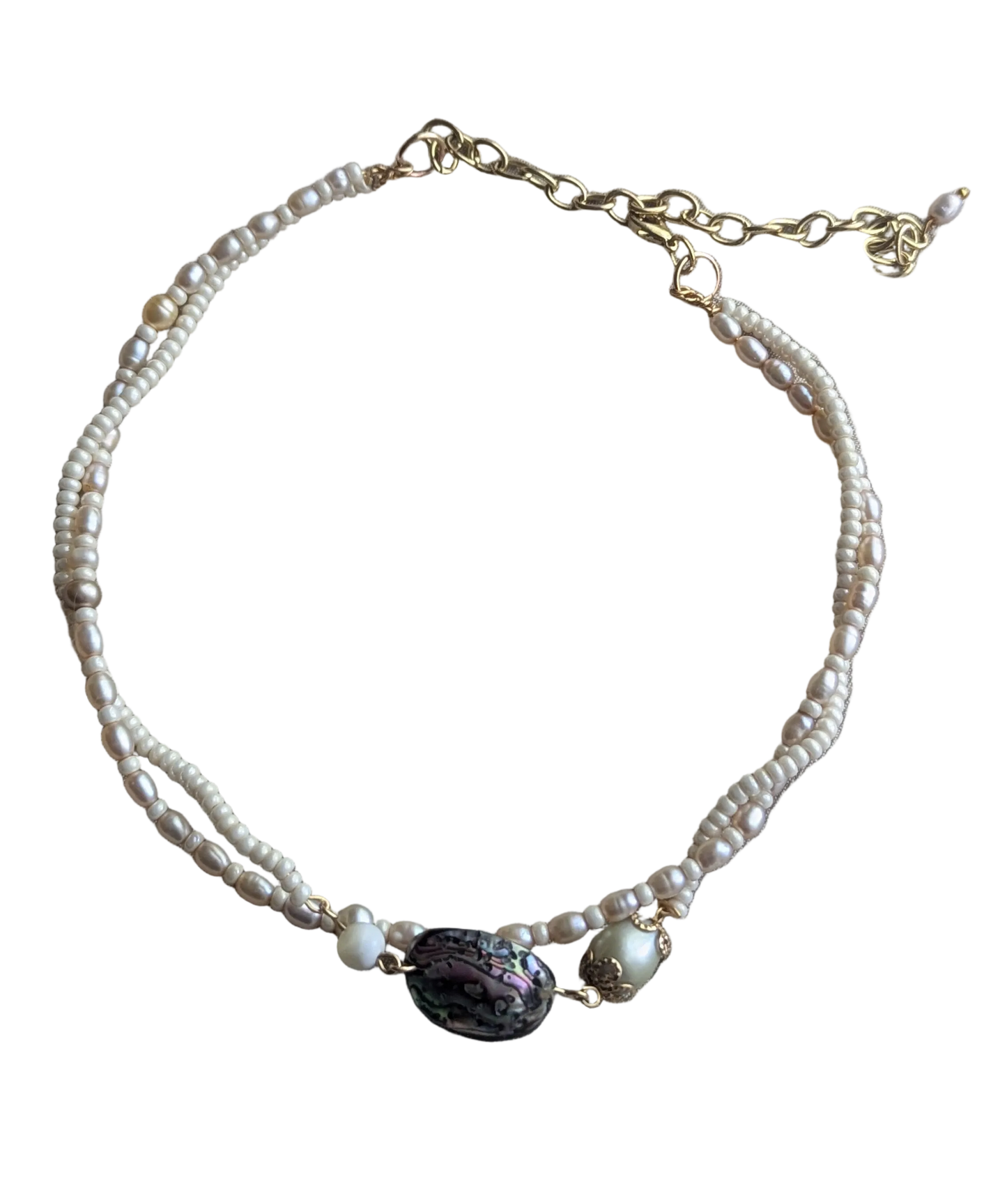 Baroque Pearl Asymmetrical Choker