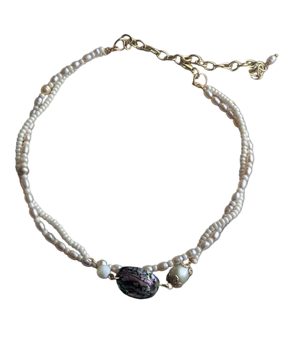 Baroque Pearl Asymmetrical Choker