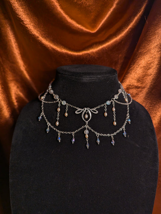Draped in Labradorite Necklace