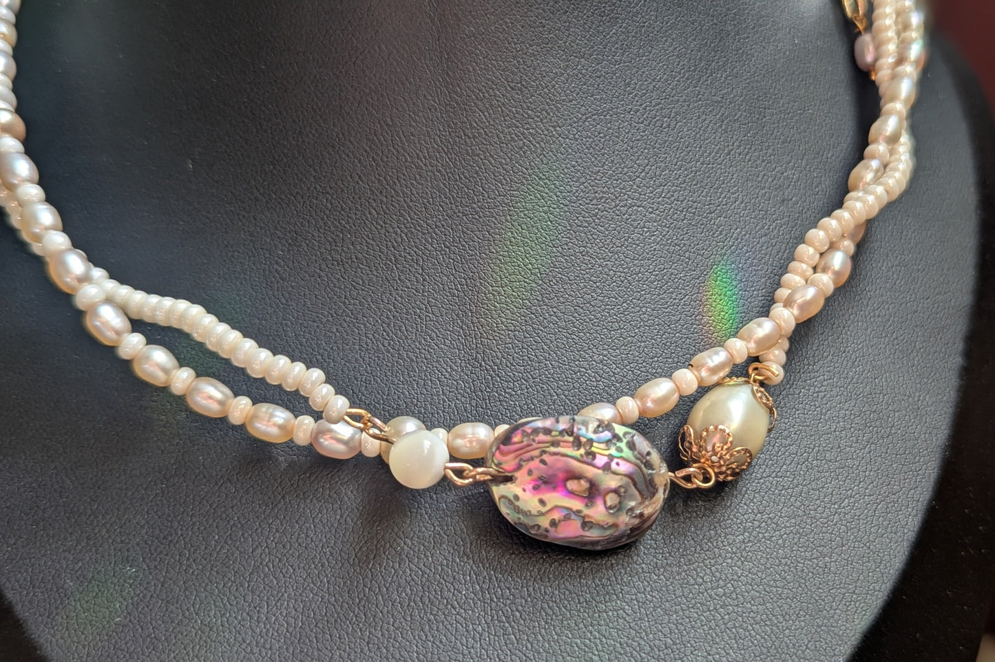 Baroque Pearl Asymmetrical Choker