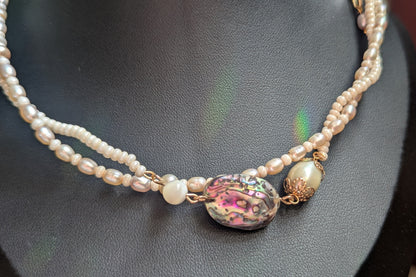 Baroque Pearl Asymmetrical Choker
