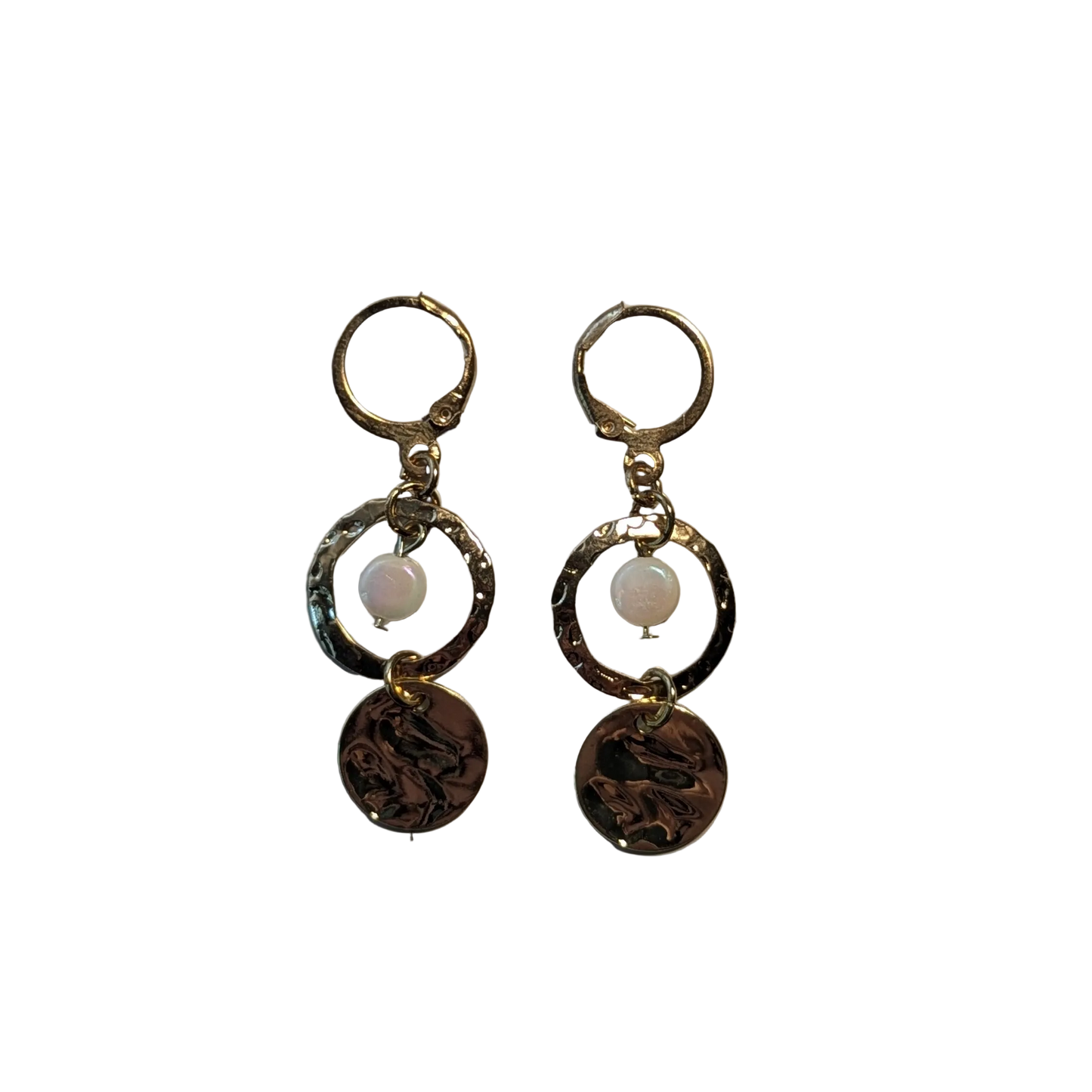 Moonlit Medallion Earrings