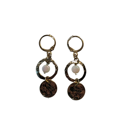 Moonlit Medallion Earrings