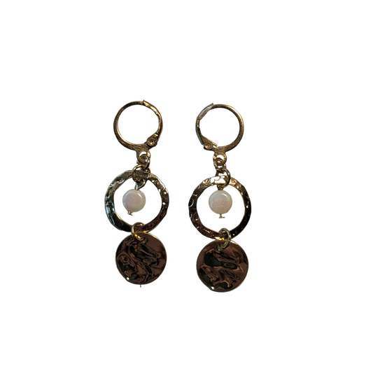 Moonlit Medallion Earrings